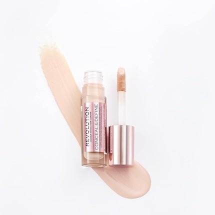 Revolution Conceal & Define Concealer Lightweight Long - Lasting Full Coverage - Maison des fragrances