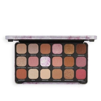 Revolution Forever Flawless Rose Quartz Eyeshadow Palette 18 x 1.1g Shades - Maison des fragrances