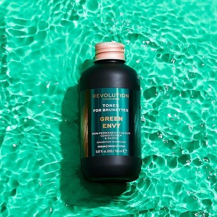 Revolution Haircare Tones for Brunettes Green Envy 150ml - Maison des fragrances