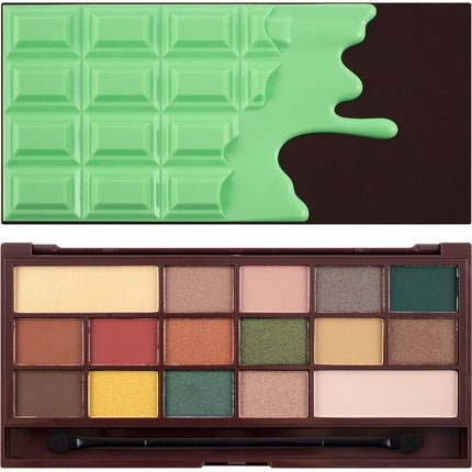 Revolution I Heart Makeup Mint Chocolate Eye Shadow Palette 14 x 1.22g - 2 x 2.44g 22g - Maison des fragrances