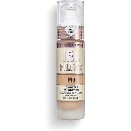 Revolution IRL Filter Longwear Foundation F10 Breatable Soft Matte 23ml - Maison des fragrances