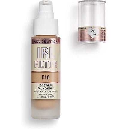 Revolution IRL Filter Longwear Foundation F10 Breatable Soft Matte 23ml - Maison des fragrances