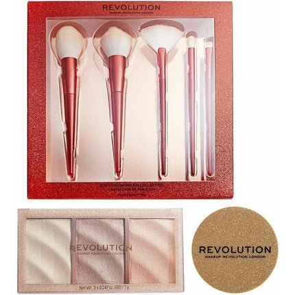Revolution Makeup 3 Piece Highlighter Set - Maison des fragrances