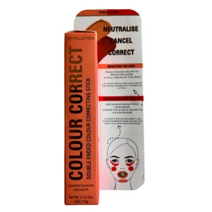Revolution Makeup Colour Correcting Stick Red & Peach - Maison des fragrances