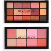 Revolution Pink Moments Face & Eye Gift Set 2 Ultimate Eyeshadow & Blush Palettes - Maison des fragrances