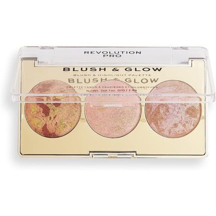 Revolution Pro Blush and Glow Peach Face Palette - Maison des fragrances