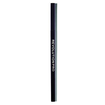 Revolution Pro Microblading Precision Eyebrow Pencil with Spoolie for Dark Brunette Hair Dark Brown - Maison des fragrances
