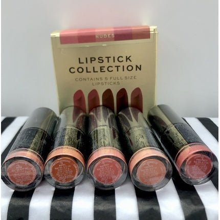 Revolution Pro NUDES Lipstick Collection 5 Full Size Lipsticks 0.11oz - Maison des fragrances
