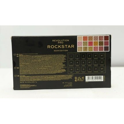 Revolution Pro Rockstar Noir Edition Eyeshadow Palette - Maison des fragrances