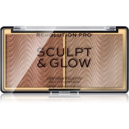 Revolution PRO Sculpt And Glow palette - Light - Medium 8 g - Maison des fragrances
