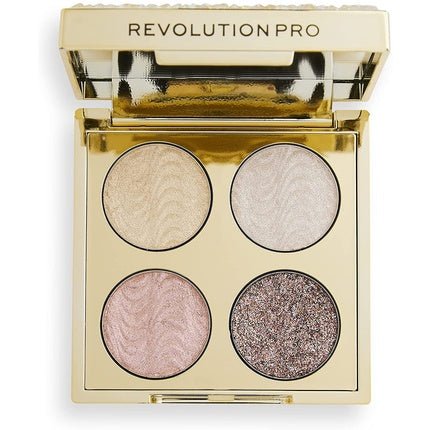 Revolution Pro Ultimate Eye Quad Champagne Crystal Palette - Maison des fragrances