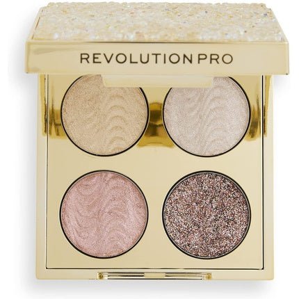 Revolution Pro Ultimate Eye Quad Champagne Crystal Palette - Maison des fragrances