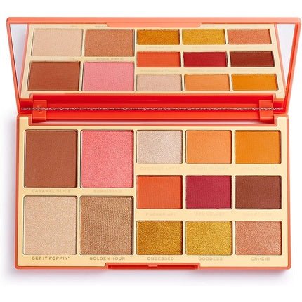 Revolution Rachel Leary Goddess - On - The - Go Makeup Palette 4x2.5g 9x1.2g - Maison des fragrances