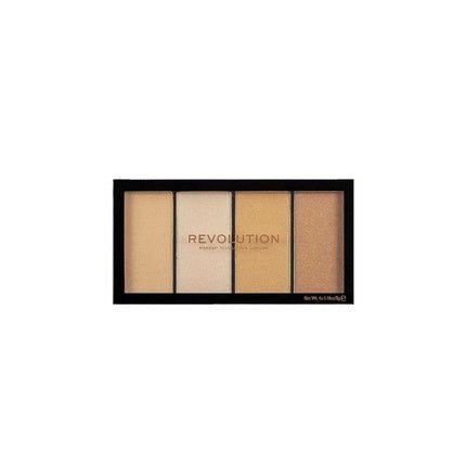 Revolution Reloaded Lustre Lights Warm Highlighter Palette - Maison des fragrances