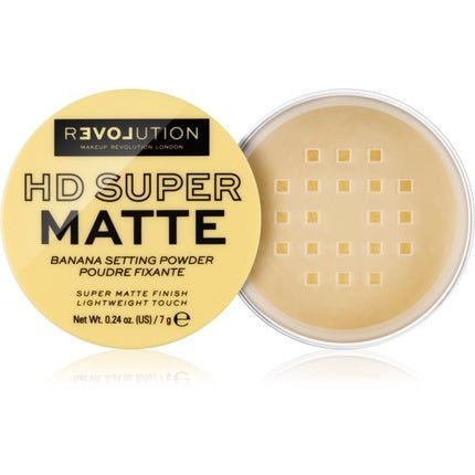 Revolution Relove HD Super Matte Setting Powder - Banana 7 g - Maison des fragrances
