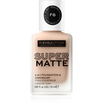 Revolution Relove Super Matte 2 in 1 Foundation Concealer 24ml - Maison des fragrances