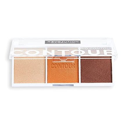 Revolution Relove Trio Contour Palette Bronze Sugar - Maison des fragrances