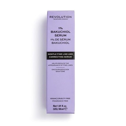 Revolution Skincare 1% Bakuchiol Serum Gentle Fine Line Correcting Serum 1.01oz - Maison des fragrances