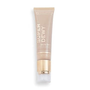 Revolution Superdewy Tinted Moisturiser Light Coverage Makeup Evens Skin Tone Medium Tan 1.85fl.oz/55ml - Maison des fragrances