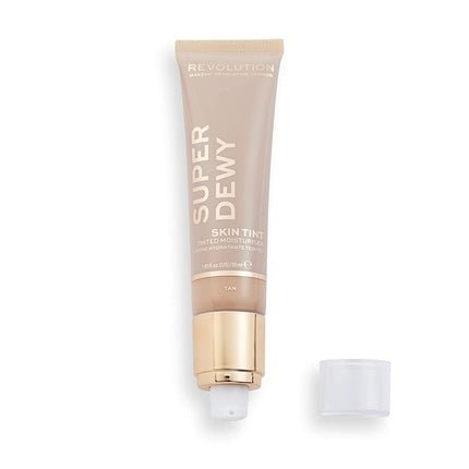 Revolution Superdewy Tinted Moisturiser Light Coverage Makeup Tan 1.85fl.oz/55ml - Maison des fragrances