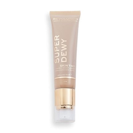 Revolution Superdewy Tinted Moisturiser Light Coverage Makeup Tan 1.85fl.oz/55ml - Maison des fragrances