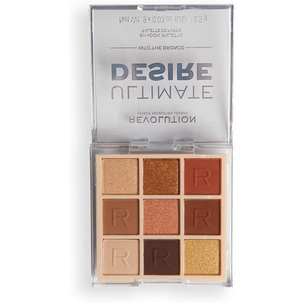Revolution Ultimate Desire Shadow Palette Into The Bronze - Maison des fragrances