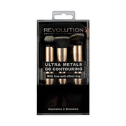 Revolution Ultra Metals Go Contouring Brush Set - Maison des fragrances