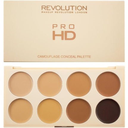Revolution Ultra Pro HD Camouflage Palette Medium Dark - Maison des fragrances