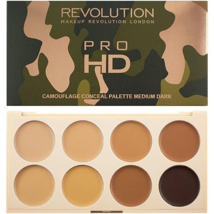 Revolution Ultra Pro HD Camouflage Palette Medium Dark - Maison des fragrances