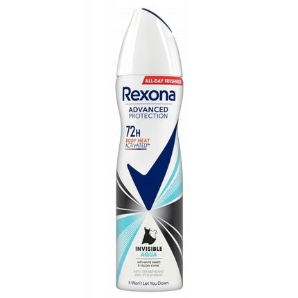 Rexona Advanced Protection Invisible Aqua Antiperspirant Déodorant (Déo) Mixte 150ml - Maison des fragrances