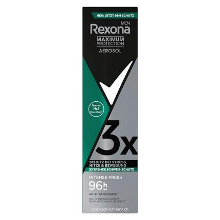 Rexona Maximum Protection Deodorant Anti-Perspirant Intense Fresh Déodorant (Déo) Homme 150ml - Maison des fragrances