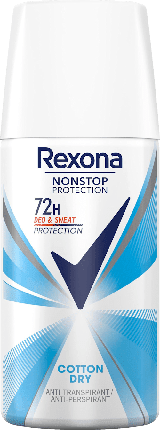 Rexona Nonstop Protection Mini Cotton Dry Deodorant Antiperspirant With 72 Hours Protection Déodorant (Déo) Mixte - Maison des fragrances