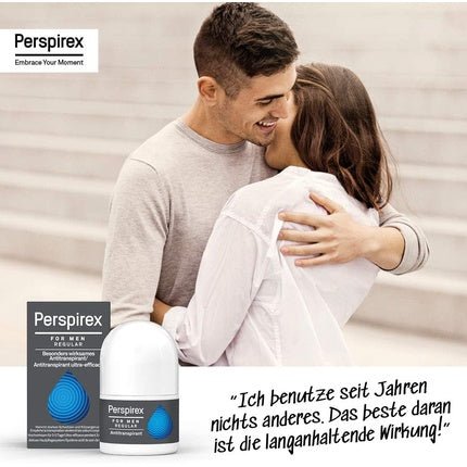 Riemann A/S Riemann As Perspirex Regular Antiperspirant Deodorant Rollon Déodorant (Déo) Homme 20ml - Maison des fragrances