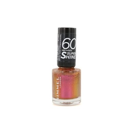 Rimmel 60 Seconds Glitter Nail Polish 8ml 834 Fab - Maison des fragrances