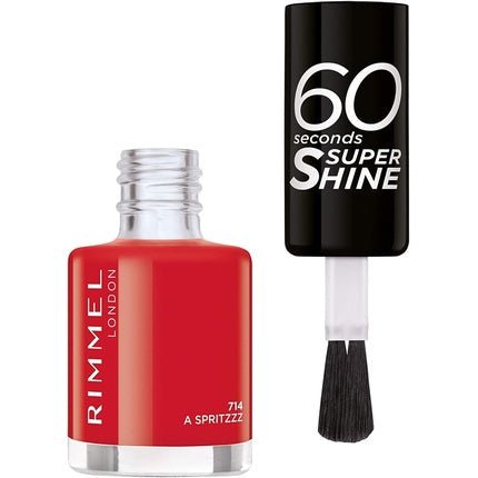 Rimmel 60 Seconds Super Shine 714 - A Spritzzz Clear Nail Polish 8ml - Maison des fragrances