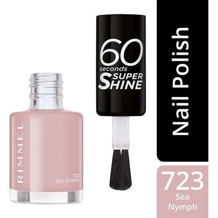 Rimmel 60 Seconds Super - Shine Nail Polish 8ml Sea Nymph - Maison des fragrances