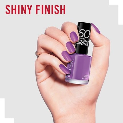Rimmel 60 Seconds Super Shine Nail Polish Lovey Dovey - Maison des fragrances