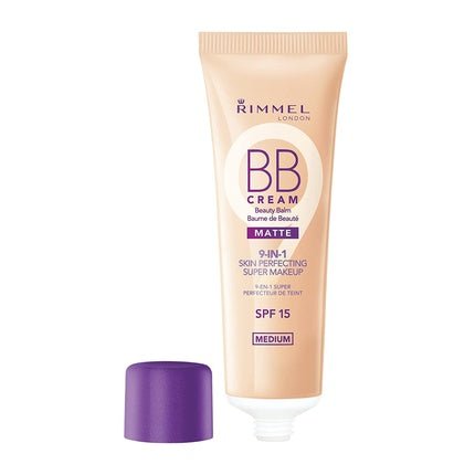 Rimmel BB Cream Matt 9 - in - 1 Skin Perfecting Super Makeup Medium 30ml - Maison des fragrances