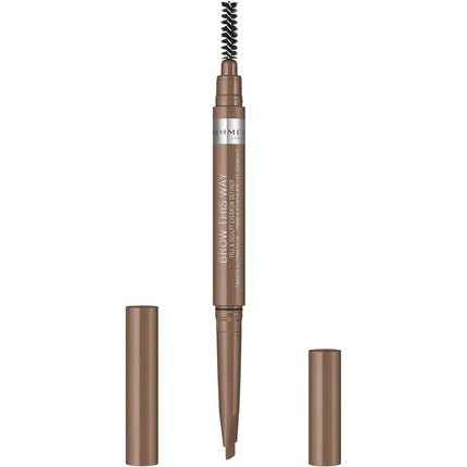Rimmel Brow This Way Fill & Sculpt Eyebrow Definer 01 Blonde - Maison des fragrances