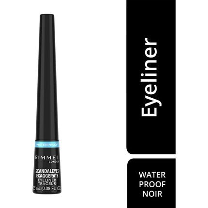 Rimmel Exaggerate Liquid Eyeliner Black 2.5ml - Maison des fragrances