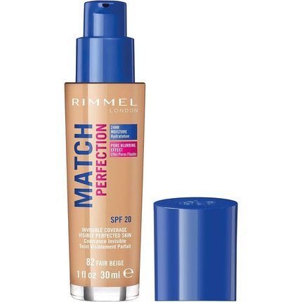 Rimmel Foundation Match Perfection 082 Fair Beige 30ml - Maison des fragrances
