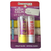 Rimmel Keep Calm and Love Lip Balm in Violet Blush - Maison des fragrances