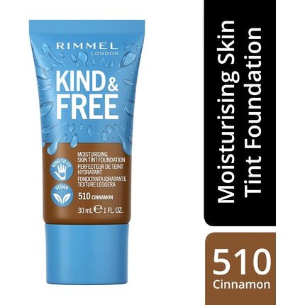 Rimmel Kind + Free Moisturizing Skin Tint Foundation Cinnamon 510 30ml - Maison des fragrances