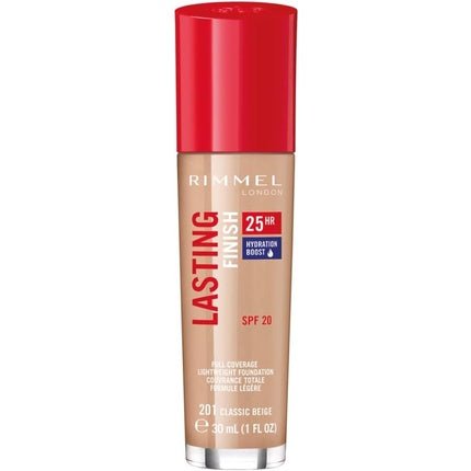 Rimmel Lasting Finish 25 Hour Foundation Classic Beige 201 Classic Beige - Maison des fragrances