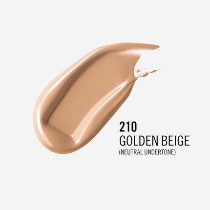 Rimmel Lasting Finish 35h Moisturizing And Long - Lasting Concealing Foundation With Spf20 - 210 Golden Beige, 30ml - Maison des fragrances