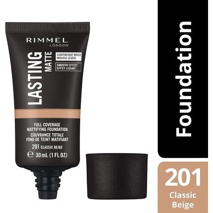 Rimmel Lasting Finish Foundation 201 Classic Beige 30ml - Maison des fragrances