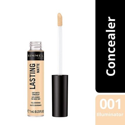 Rimmel Lasting Matte Concealer Illuminator 7ml - Maison des fragrances