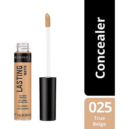 Rimmel Lasting Matte Concealer True Beige 7ml - Maison des fragrances