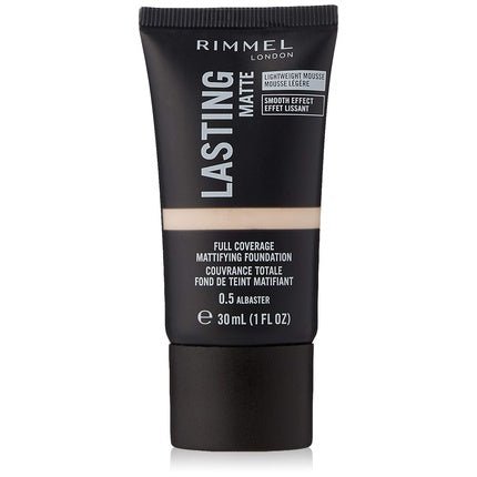 Rimmel Lasting Matte Foundation 0.5 Alabaster - Maison des fragrances