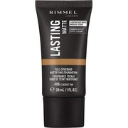 Rimmel Lasting Matte Full Coverage Lightweight Foundation 30ml 406 Classic Tan - Maison des fragrances